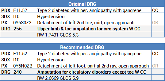ICD-10 Audit Target Area - Spotlight on ICD-10-PCS Toe Amputations -  Provident Consulting